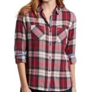 SO Small Red Perfect Fit Flannel